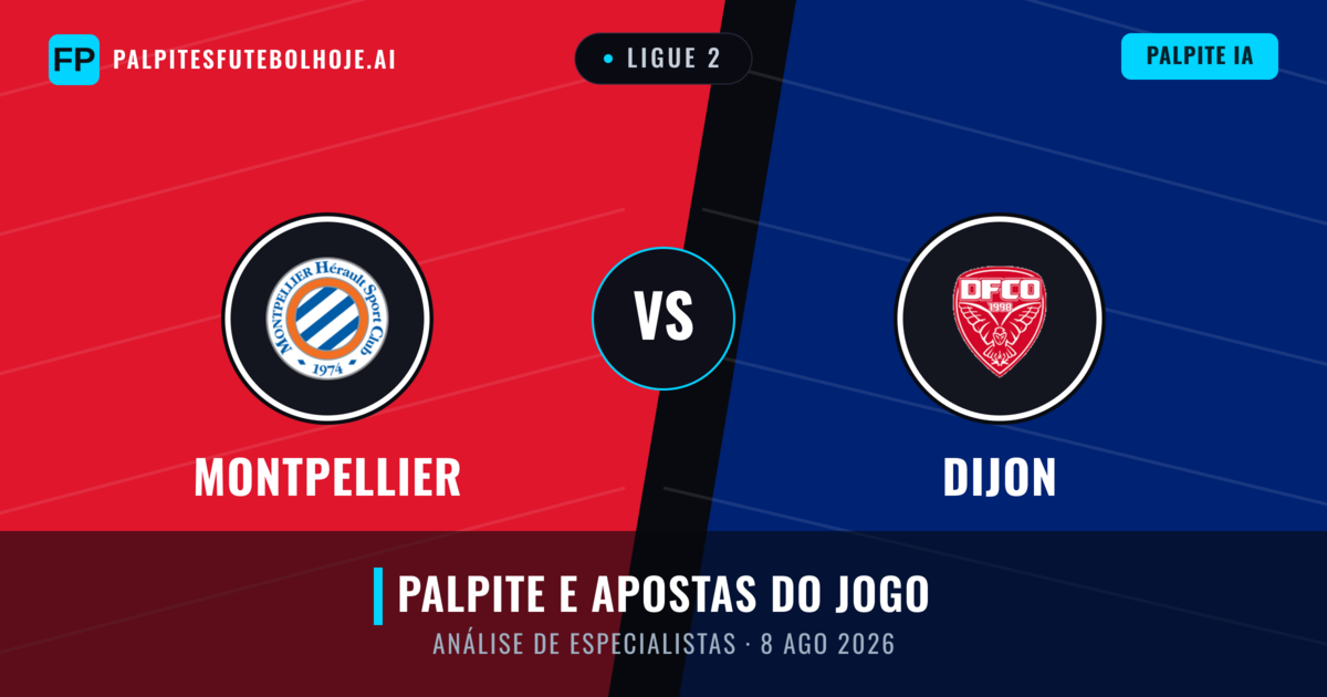 Montpellier vs Dijon — prognóstico e prévia do jogo