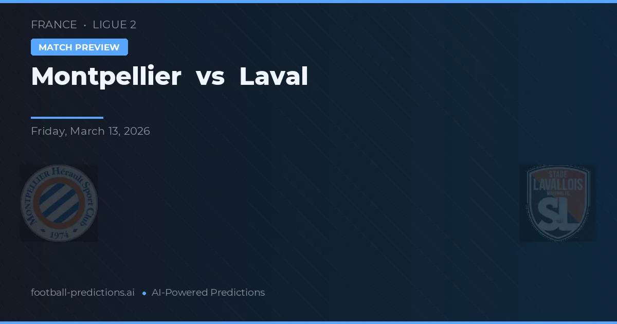 Montpellier vs Laval — prognóstico e prévia do jogo