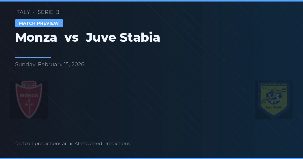 Monza vs Juventus Stabia — prognóstico e prévia do jogo