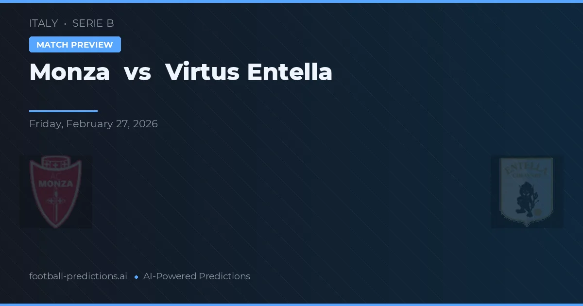 Monza vs Virtus Entella — prognóstico e prévia do jogo