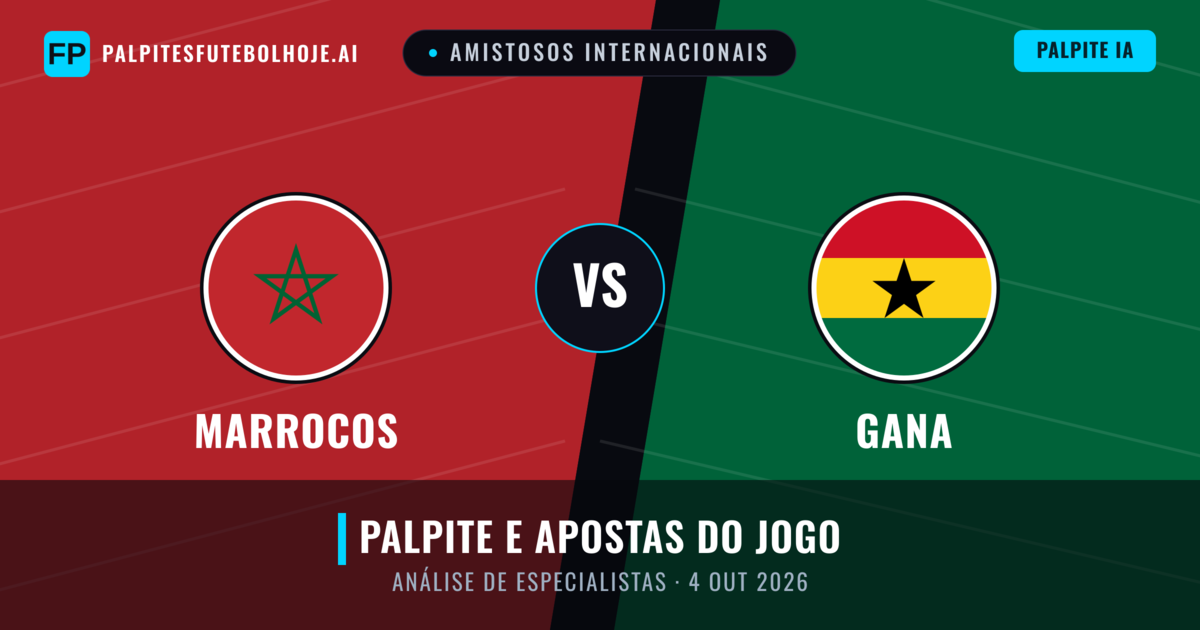 Marrocos vs Gana — prognóstico e prévia do jogo