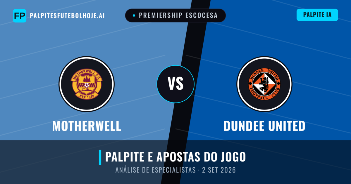 Motherwell vs Dundee United — prognóstico e prévia do jogo