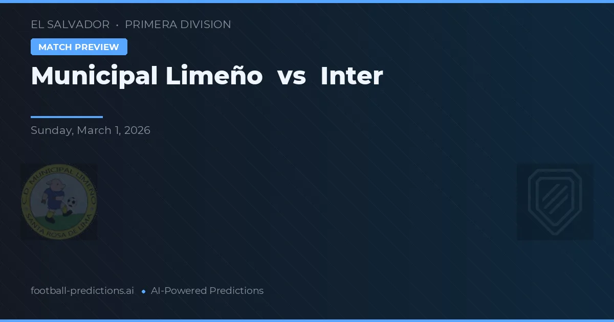Municipal Limeño vs Inter — prognóstico e prévia do jogo
