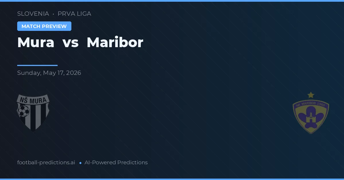 Mura vs Maribor — prognóstico e prévia do jogo