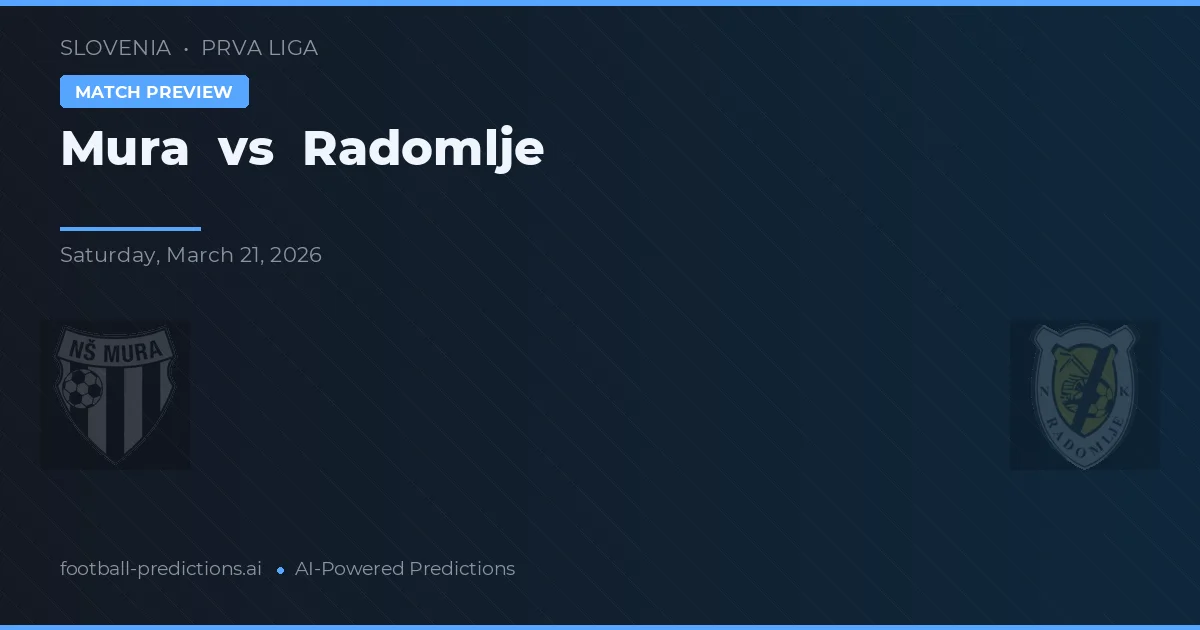 Mura vs Radomlje — prognóstico e prévia do jogo