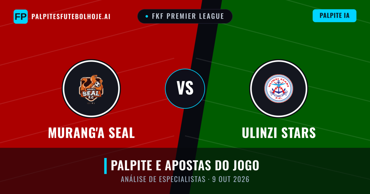 Murang'a SEAL vs Ulinzi Stars — prognóstico e prévia do jogo