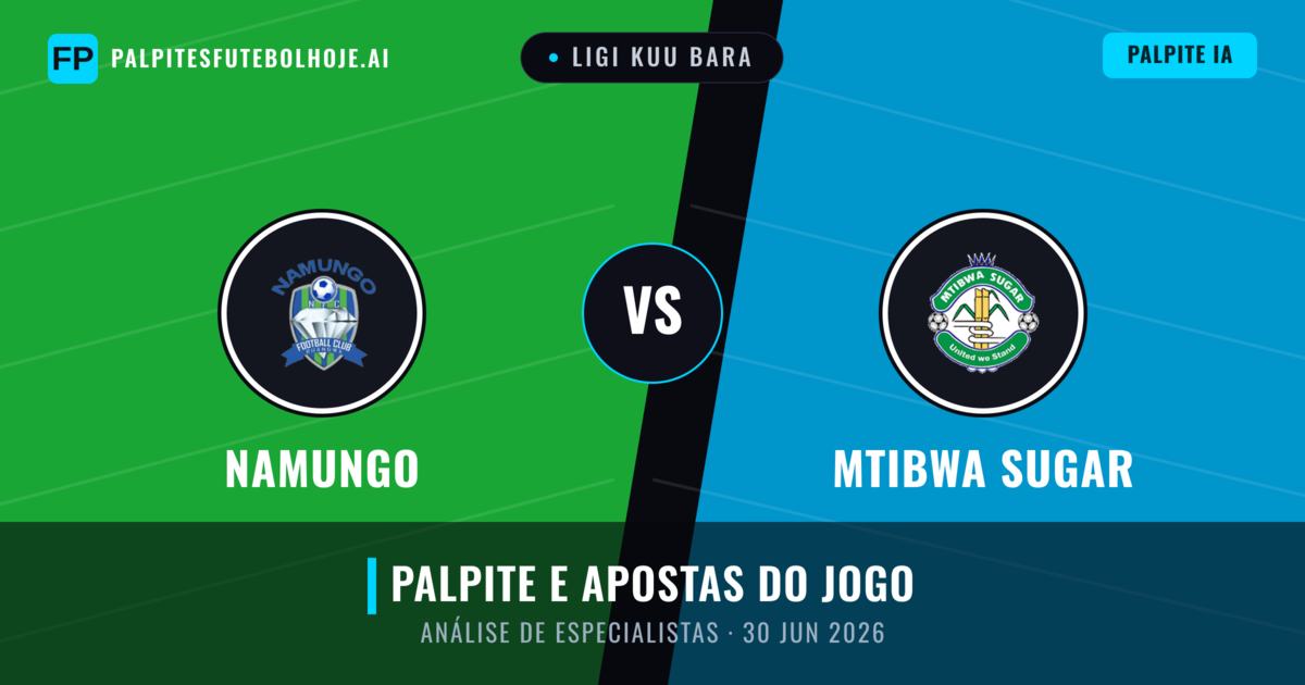 Namungo vs Mtibwa Sugar — prognóstico e prévia do jogo