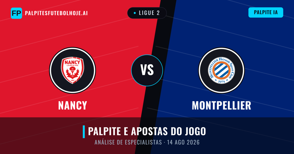 Nancy vs Montpellier — prognóstico e prévia do jogo