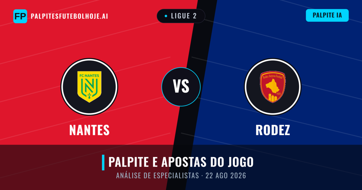 Nantes vs Rodez — prognóstico e prévia do jogo