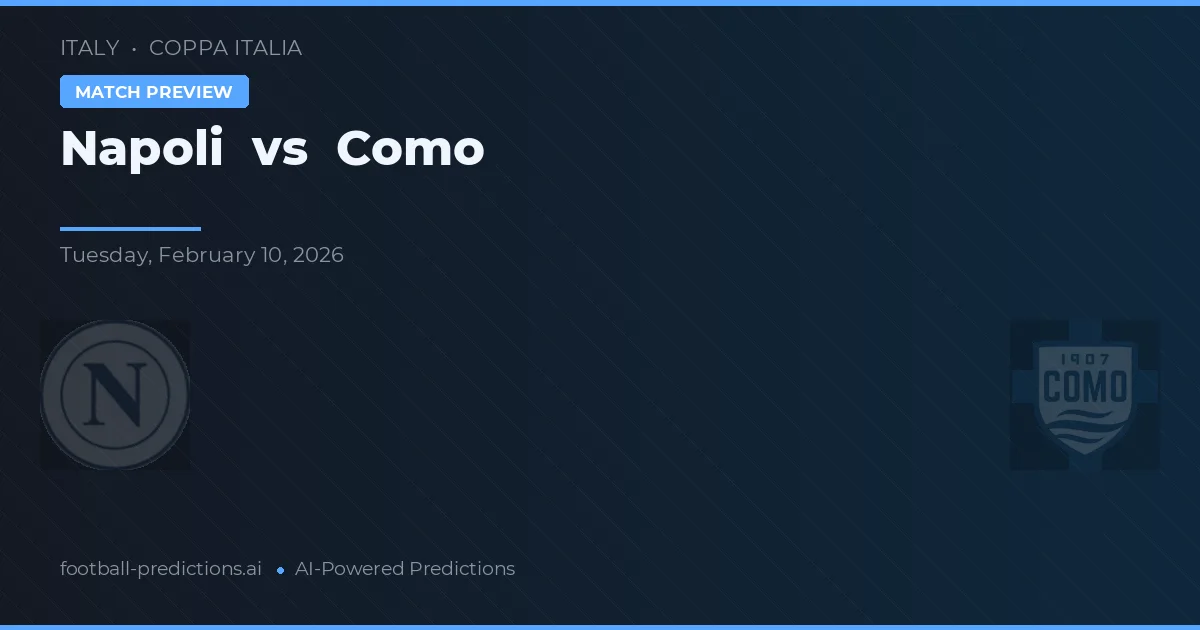 Napoli vs Como — prognóstico e prévia do jogo
