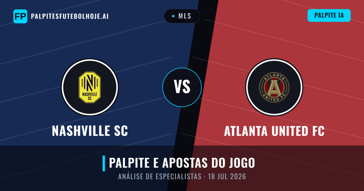 Nashville SC vs Atlanta United FC — prognóstico e prévia do jogo