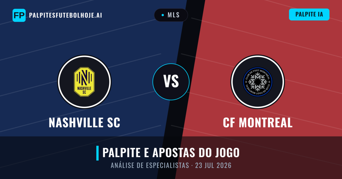Nashville SC vs CF Montreal — prognóstico e prévia do jogo