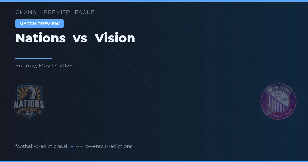 Nations vs Visão — prognóstico e prévia do jogo
