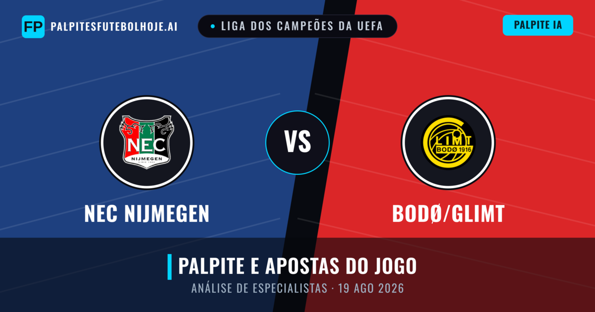 NEC Nijmegen vs Bodø/Glimt — prognóstico e prévia do jogo