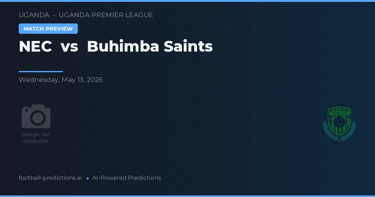 NEC vs Santos Buhimba — prognóstico e prévia do jogo