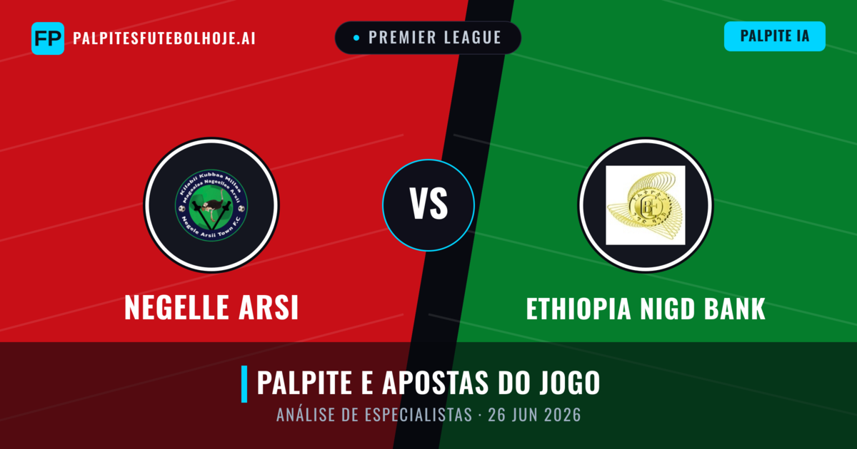 Negelle Arsi vs Ethiopia Nigd Bank — prognóstico e prévia do jogo