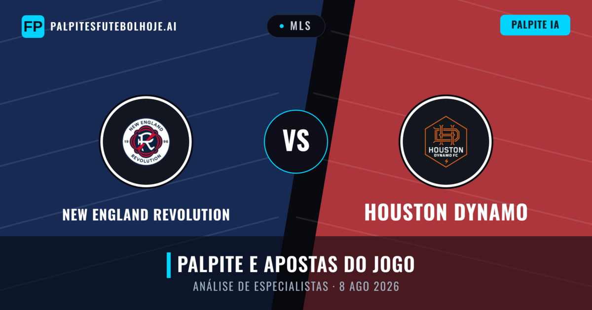 New England Revolution vs Houston Dynamo — prognóstico e prévia do jogo