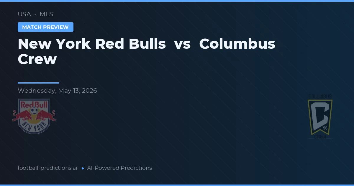 New York Red Bulls vs Columbus Crew — prognóstico e prévia do jogo