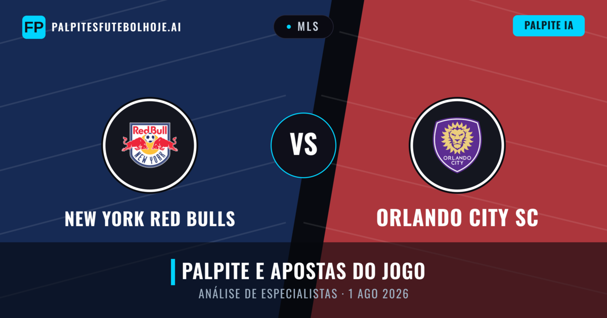 New York Red Bulls vs Orlando City SC — prognóstico e prévia do jogo
