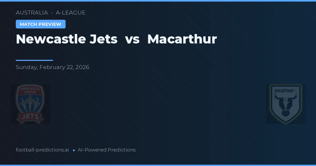 Newcastle Jets vs Macarthur — prognóstico e prévia do jogo