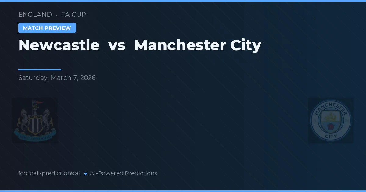 Newcastle vs Manchester City — prognóstico e prévia do jogo