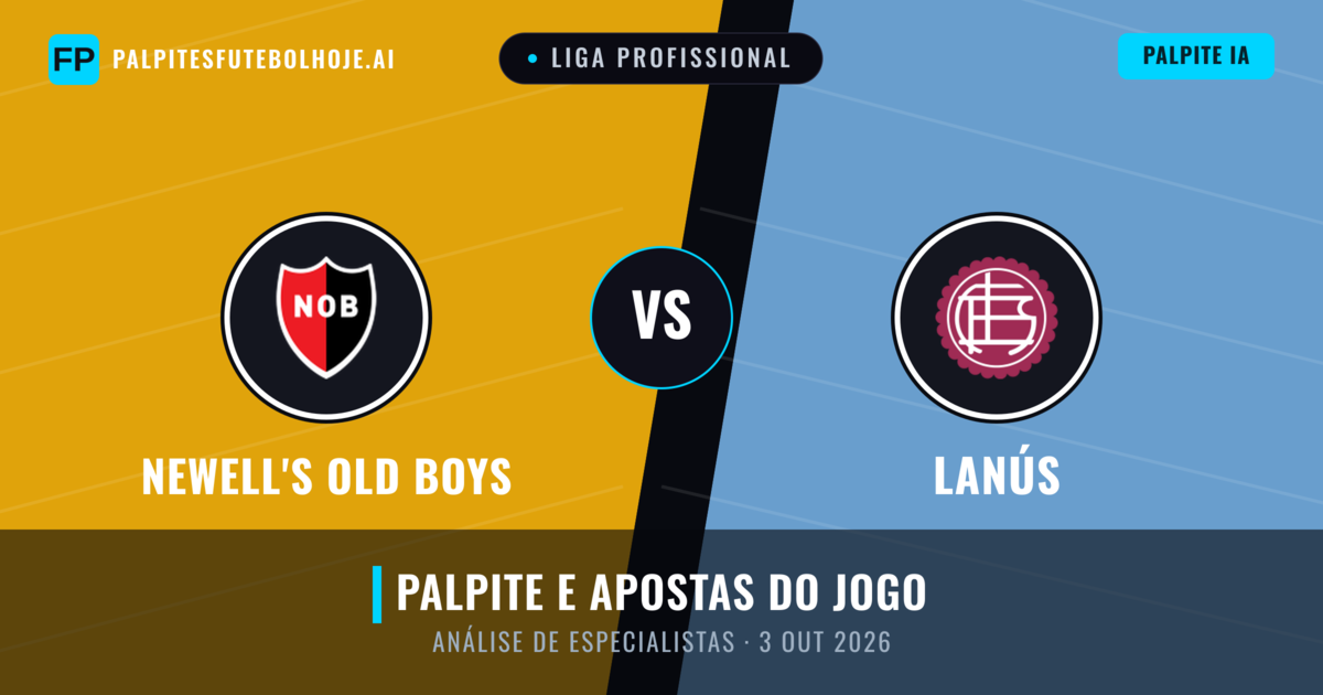 Newell's Old Boys vs Lanús — prognóstico e prévia do jogo