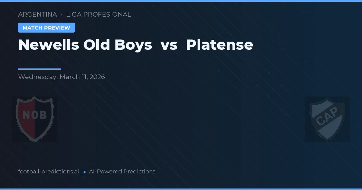 Newell's Old Boys vs Platense — prognóstico e prévia do jogo