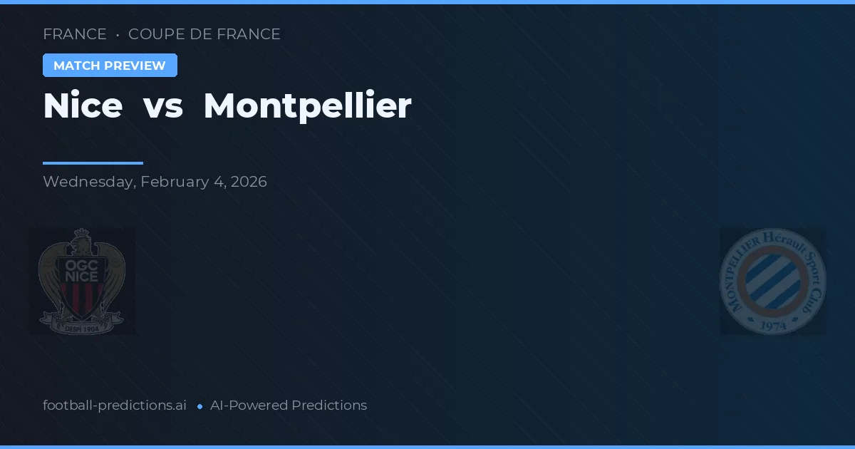 Nice vs Montpellier — prognóstico e prévia do jogo
