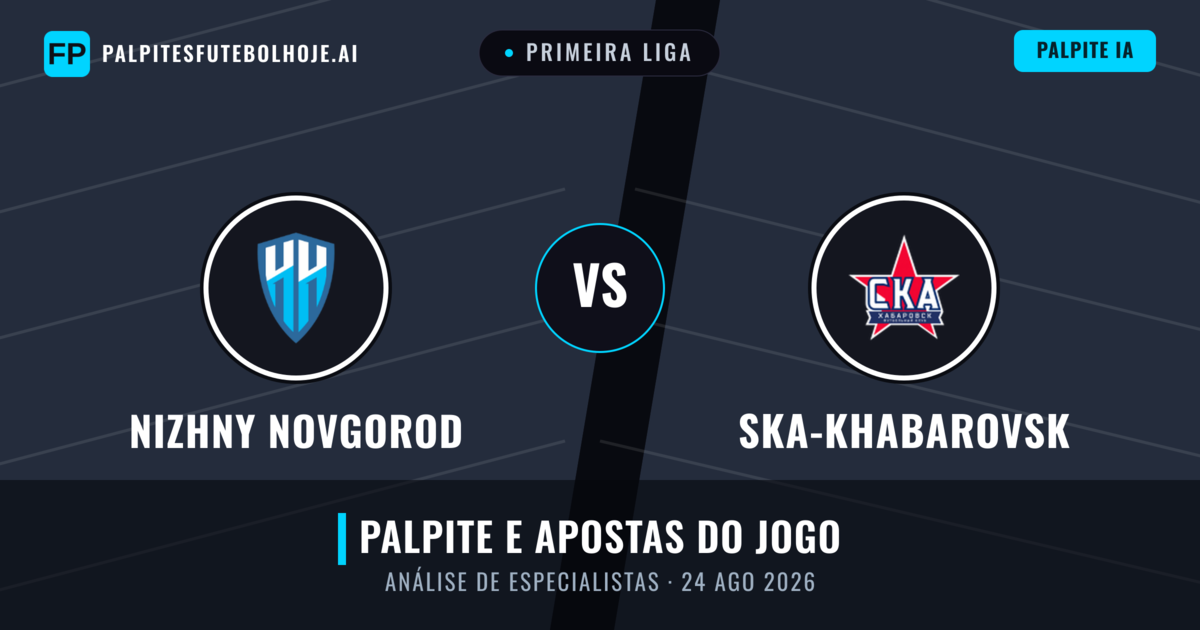 Nizhny Novgorod vs Ska-Khabarovsk — prognóstico e prévia do jogo