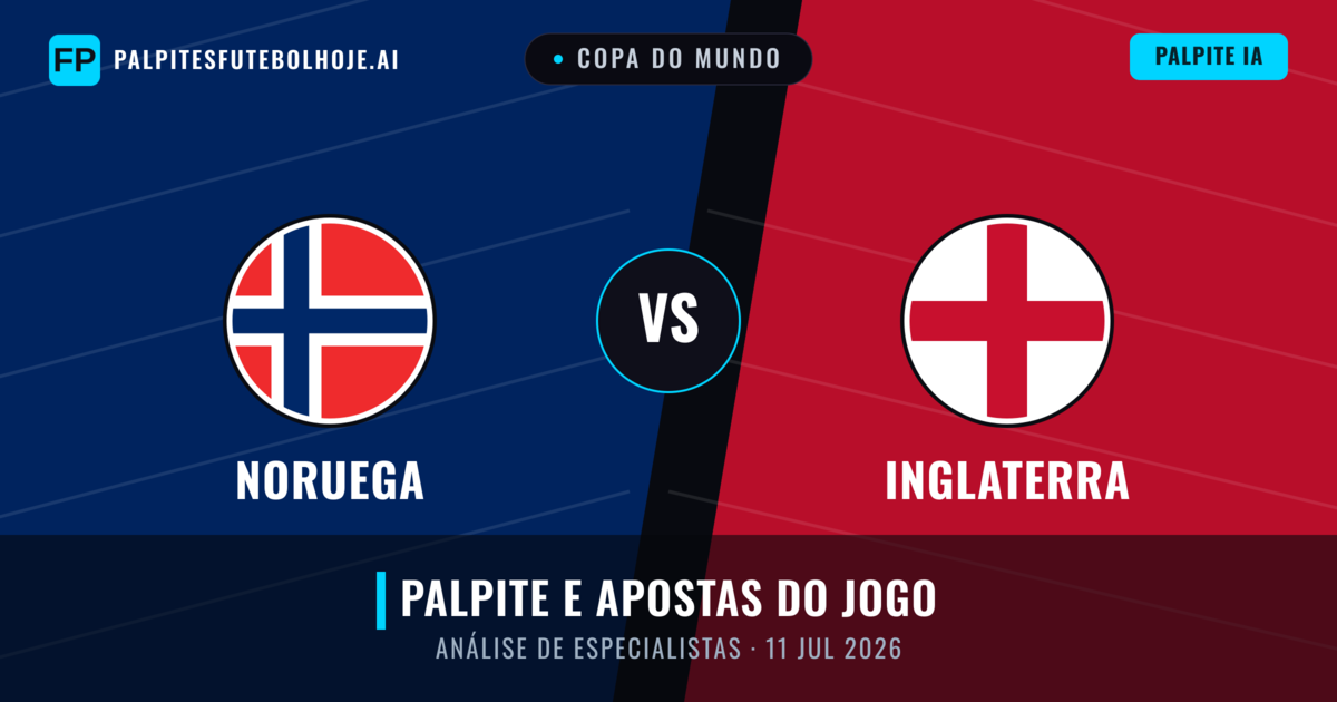 Noruega vs Inglaterra — prognóstico e prévia do jogo