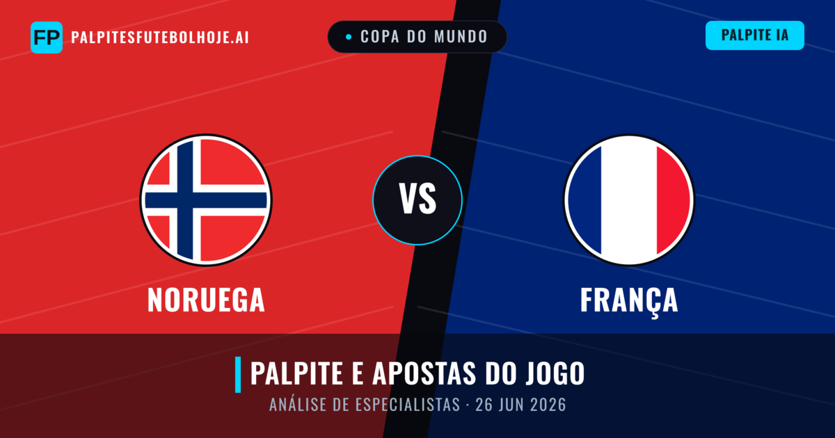 Noruega vs França — prognóstico e prévia do jogo