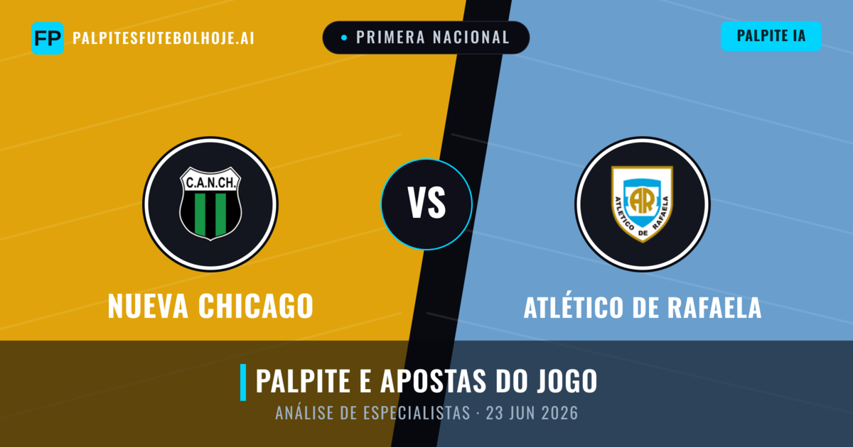 Nueva Chicago vs Atlético de Rafaela — prognóstico e prévia do jogo