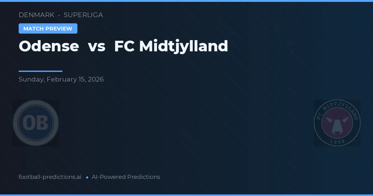 Odense vs FC Midtjylland — prognóstico e prévia do jogo