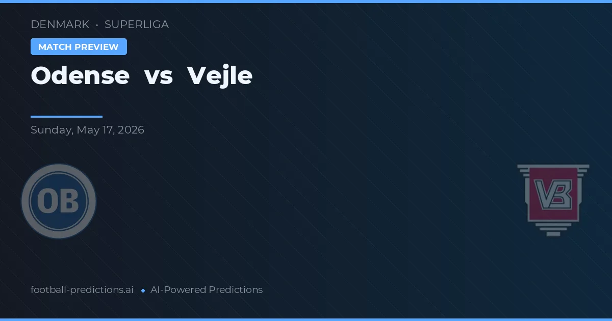 Odense vs Vejle — prognóstico e prévia do jogo