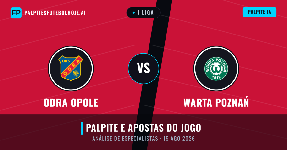 Odra Opole vs Warta Poznań — prognóstico e prévia do jogo
