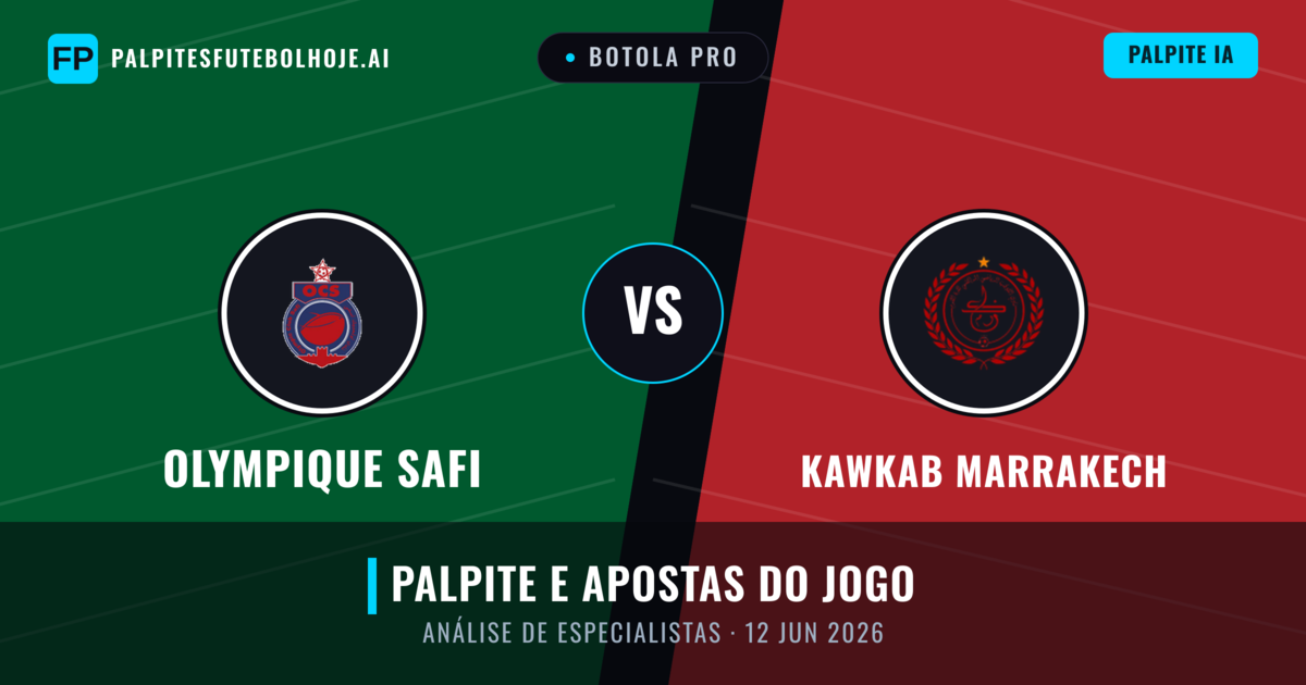 Olympique Safi vs Kawkab Marrakech — prognóstico e prévia do jogo