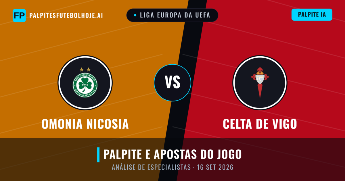 Omonia Nicosia vs Celta de Vigo — prognóstico e prévia do jogo