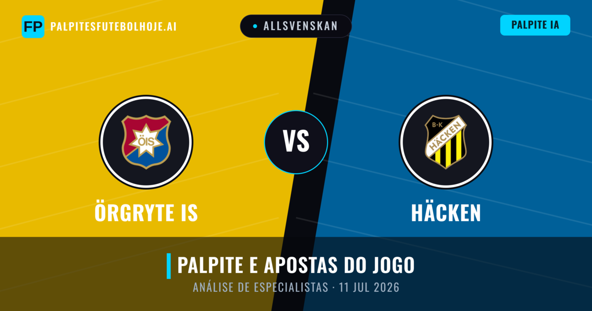 Örgryte IS vs Häcken — prognóstico e prévia do jogo