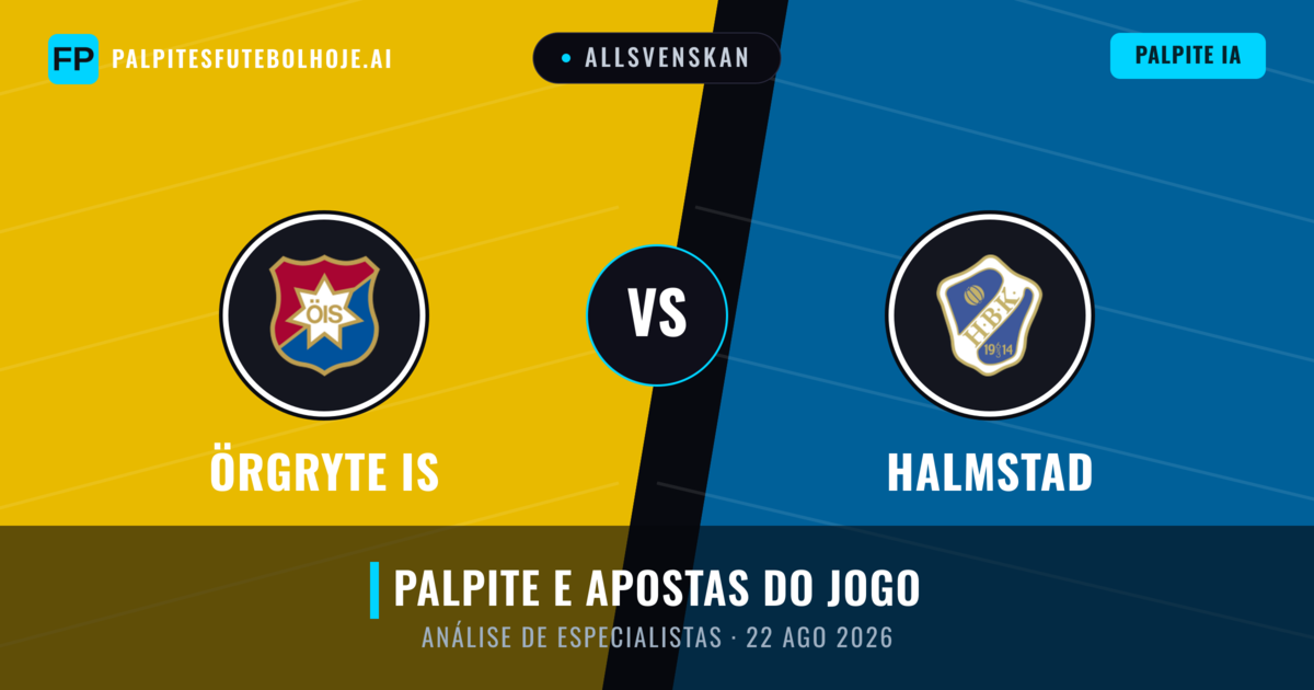 Örgryte IS vs Halmstad — prognóstico e prévia do jogo