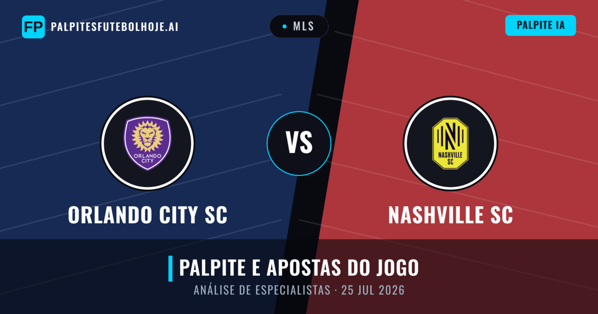 Orlando City SC vs Nashville SC — prognóstico e prévia do jogo