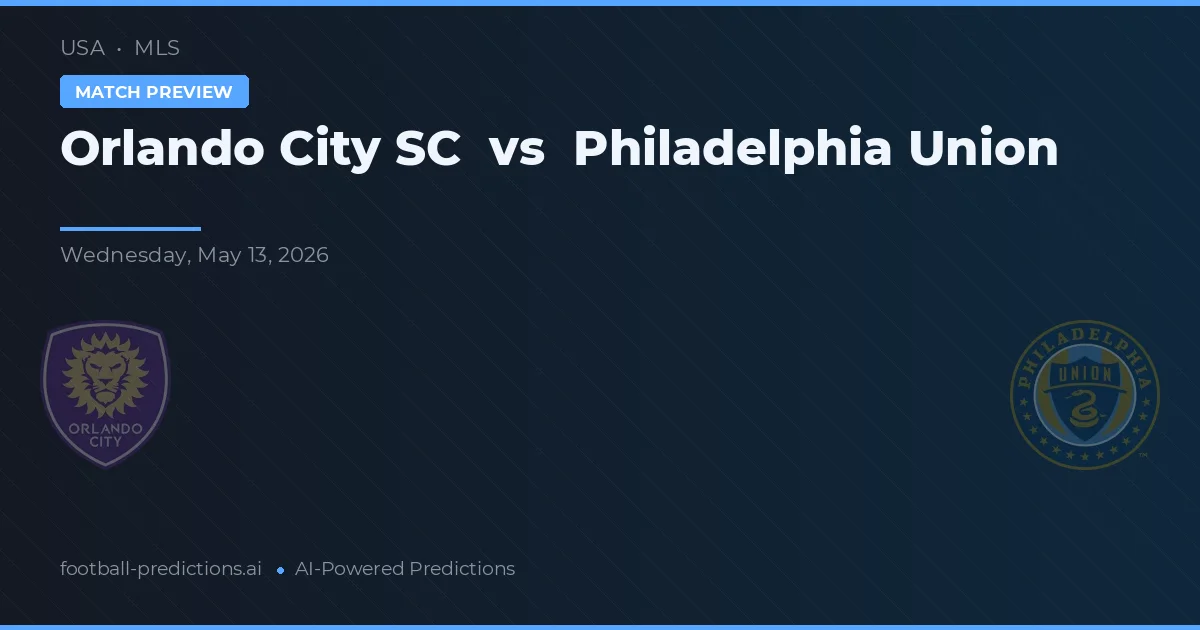 Orlando City SC vs Philadelphia Union — prognóstico e prévia do jogo
