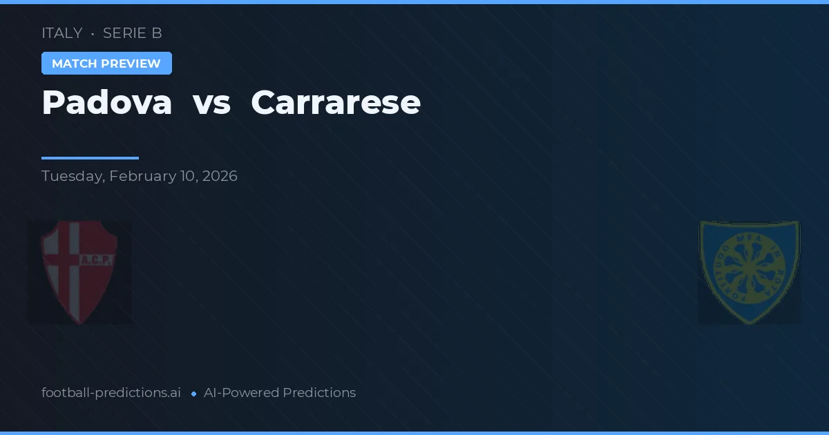Padova vs Carrarese — prognóstico e prévia do jogo