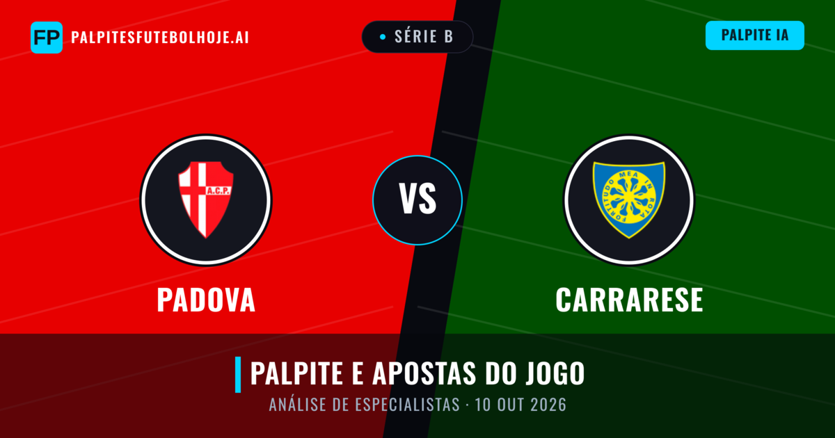 Padova vs Carrarese — prognóstico e prévia do jogo