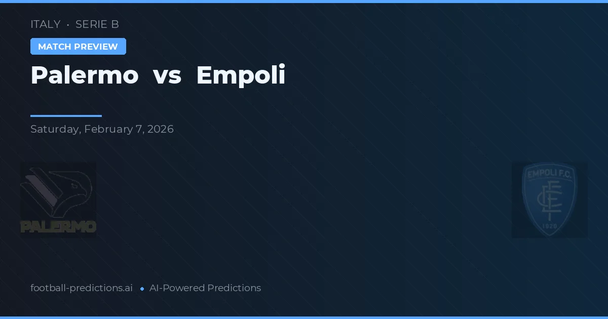 Palermo vs Empoli — prognóstico e prévia do jogo