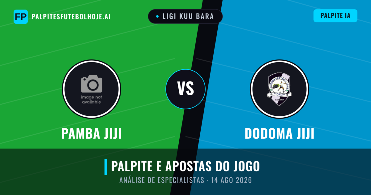 Pamba Jiji vs Dodoma Jiji — prognóstico e prévia do jogo
