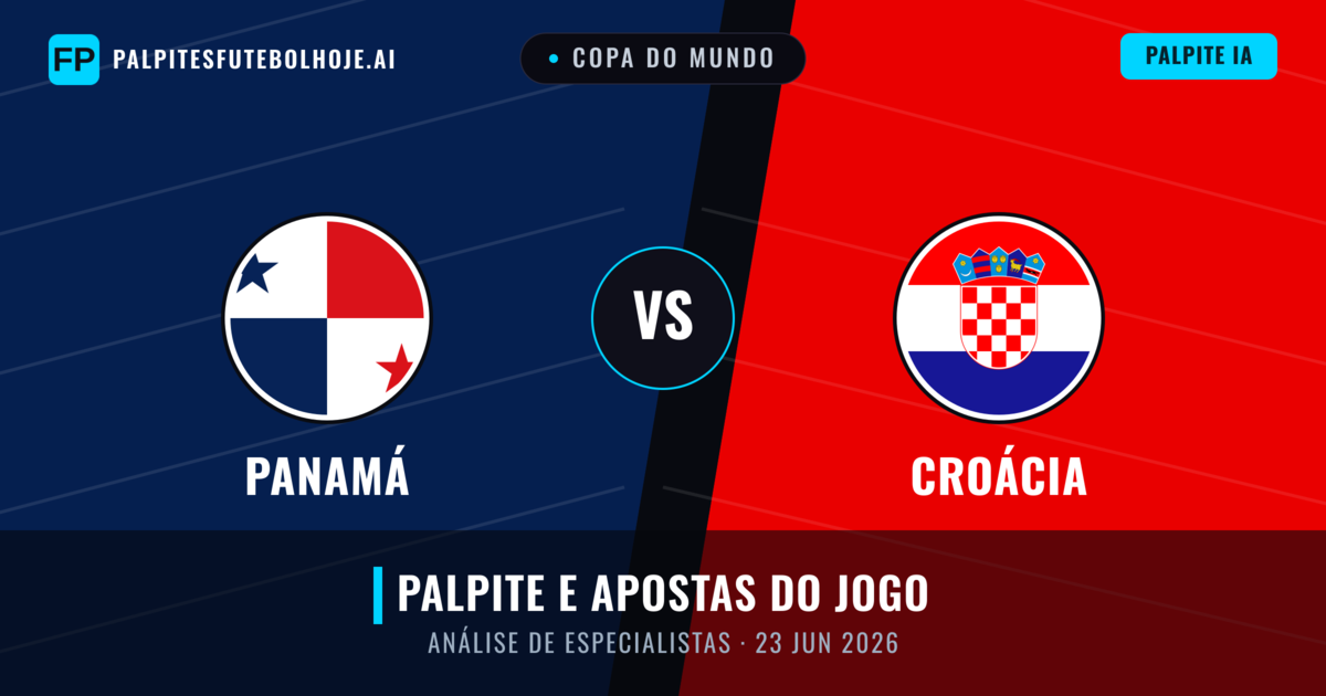 Panamá vs Croácia — prognóstico e prévia do jogo
