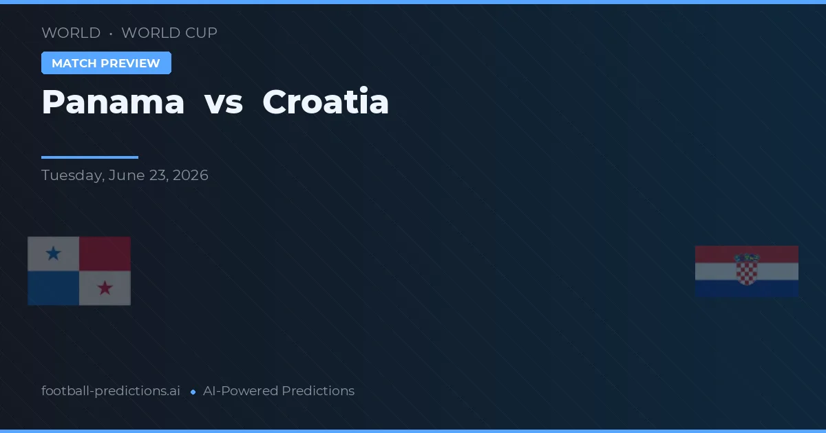 Panamá vs Croácia — prognóstico e prévia do jogo