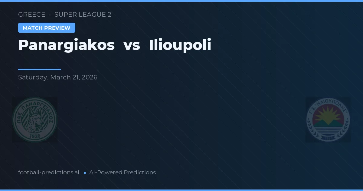 Panargiakos vs Juventud Torremolinos — prognóstico e prévia do jogo