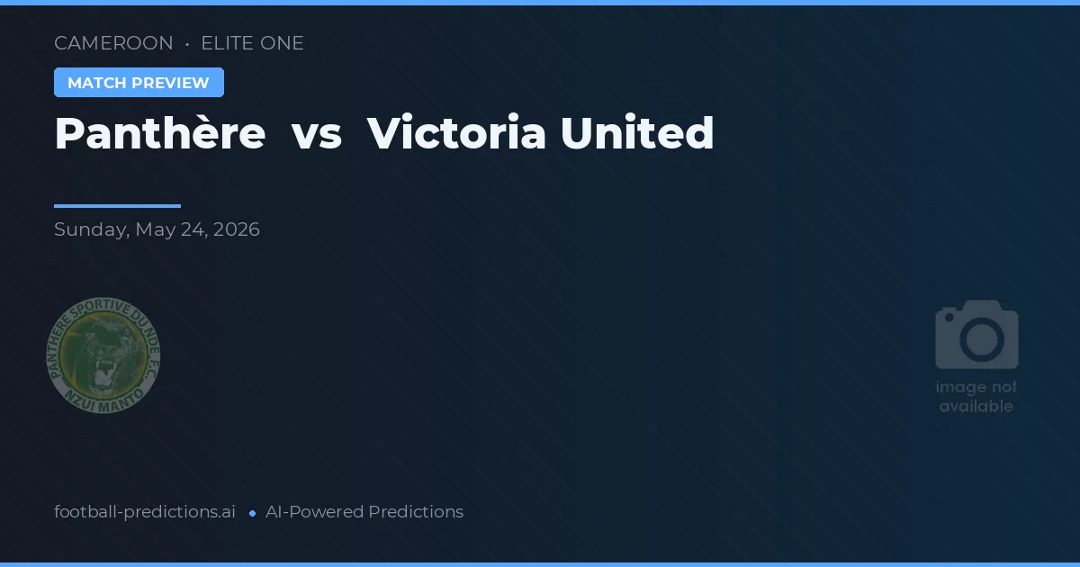 Pantera vs Victoria United — prognóstico e prévia do jogo