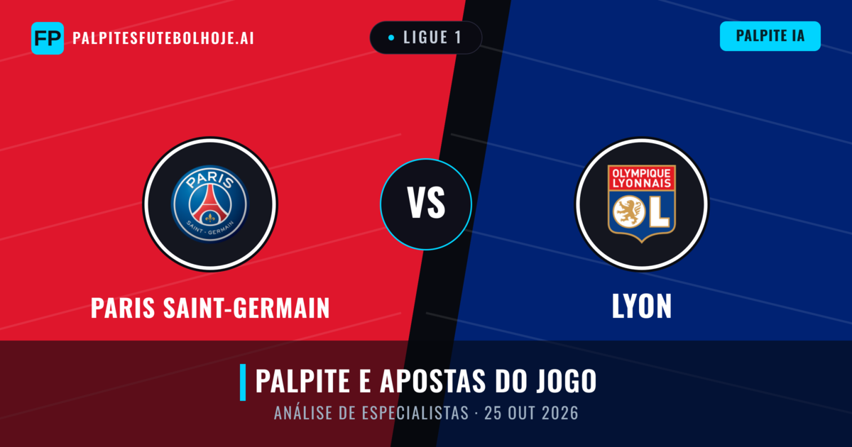Paris Saint-Germain vs Lyon — prognóstico e prévia do jogo